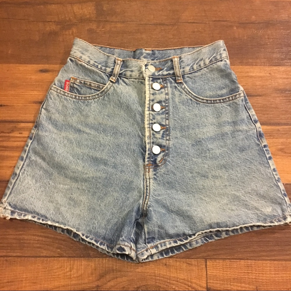 Authentic BONGO high waisted denim shorts